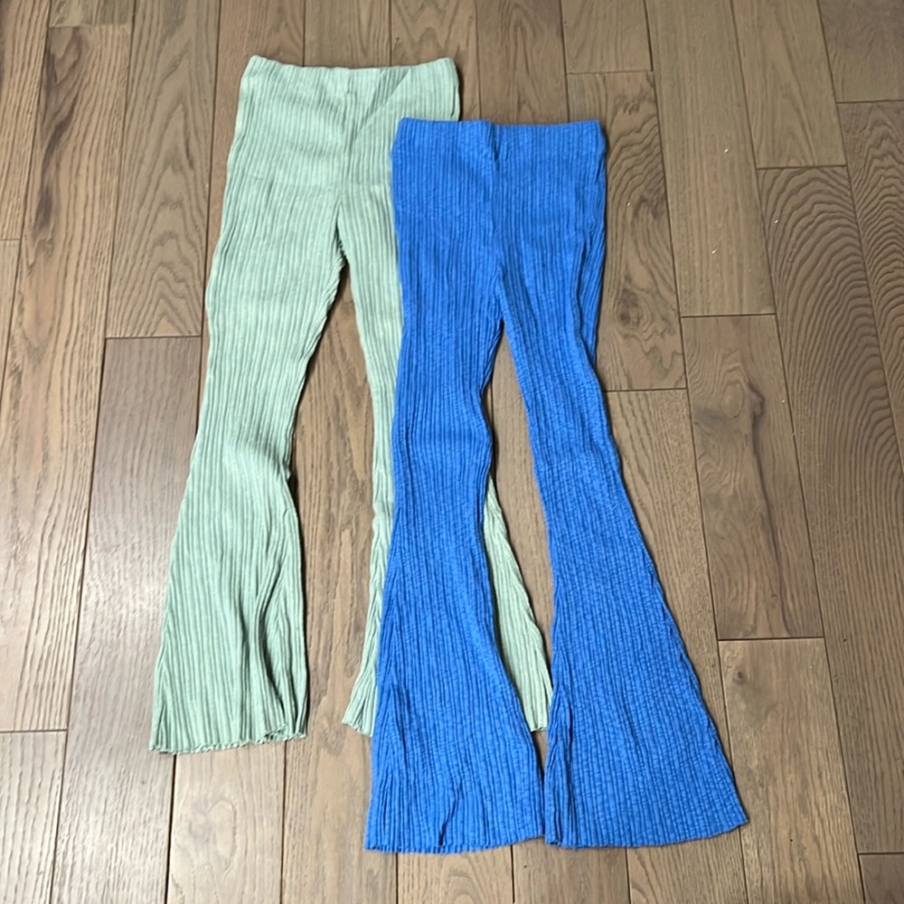 Urban Outfitter cotton knit flare legging pants, size m